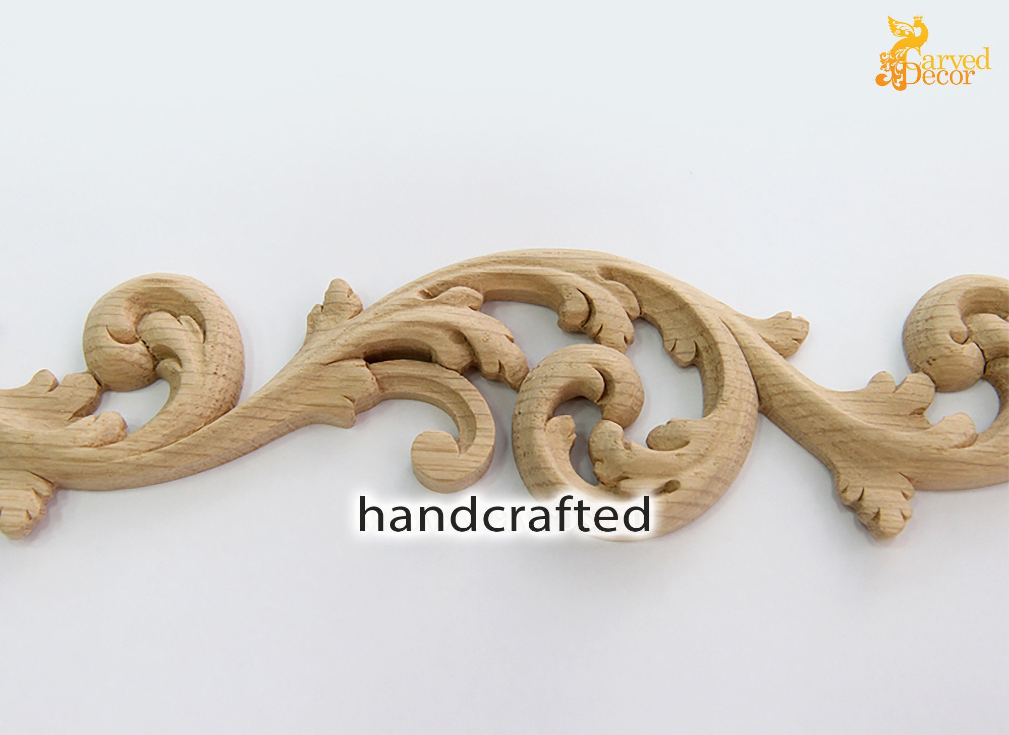 Vintage carved moulding decoration Ornamental molding trim Etsy