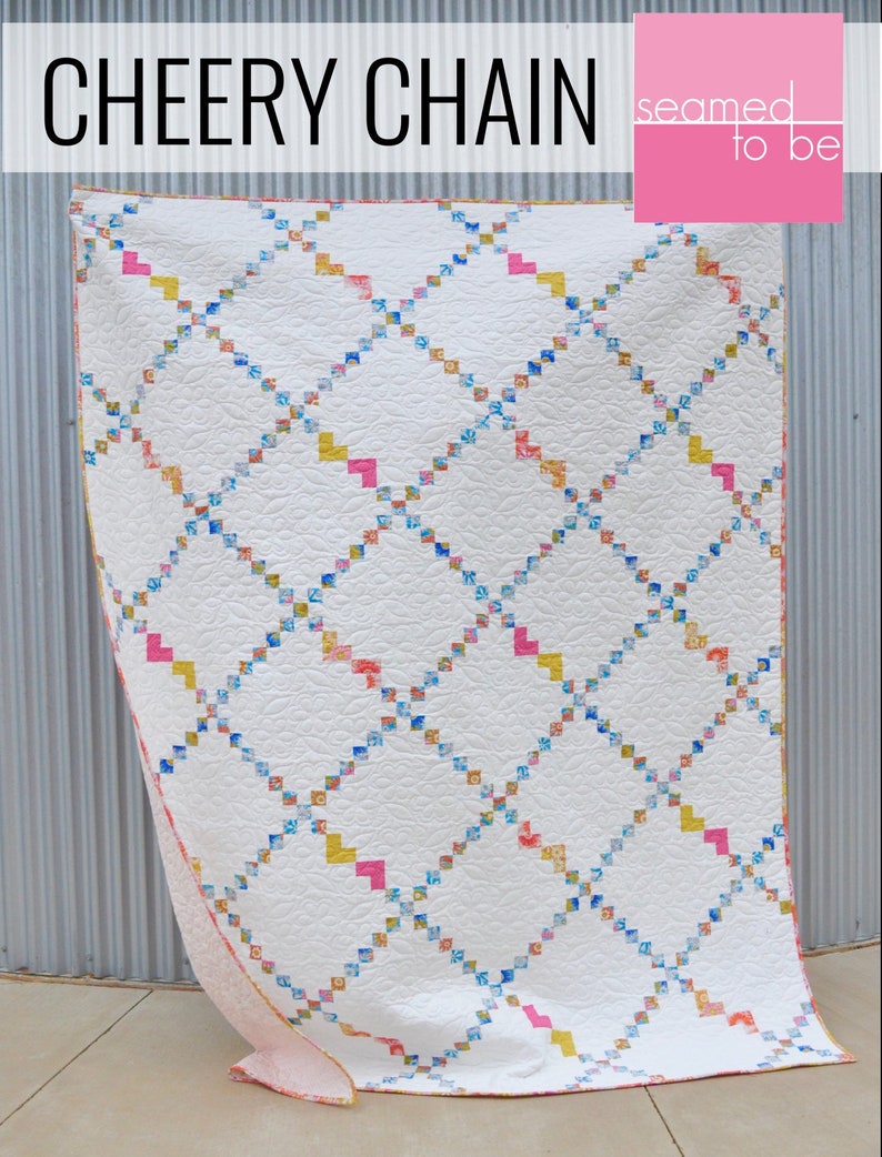 Cheery Chain Quilt PDF Pattern image 0
