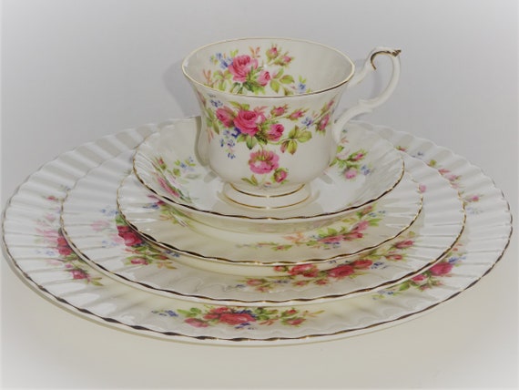 Large Selection Royal Albert England MOSS ROSE China - Etsy