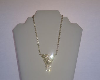 AMAZING 18" Adjustable Crystal Rhinestone Necklace