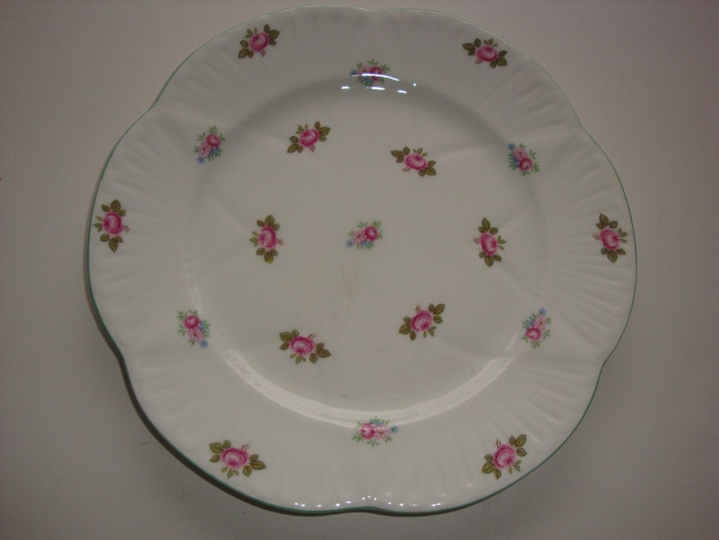Shelley England Dainty Shape Rosebud 3-Piece Place Setting AND Separately Pattern 13426