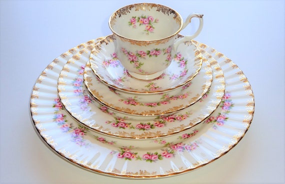 Large Selection of Royal Albert England DIMITY ROSE Bone China