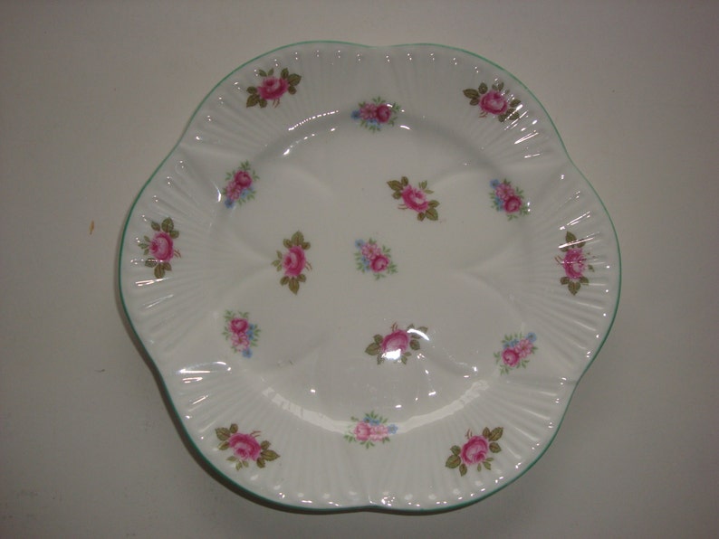 Shelley England Dainty Shape Rosebud 3-Piece Place Setting AND Separately Pattern 13426