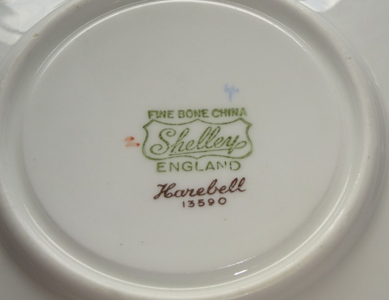 #13590 Shelley HAREBELL Dainty Shape Orphan Saucer