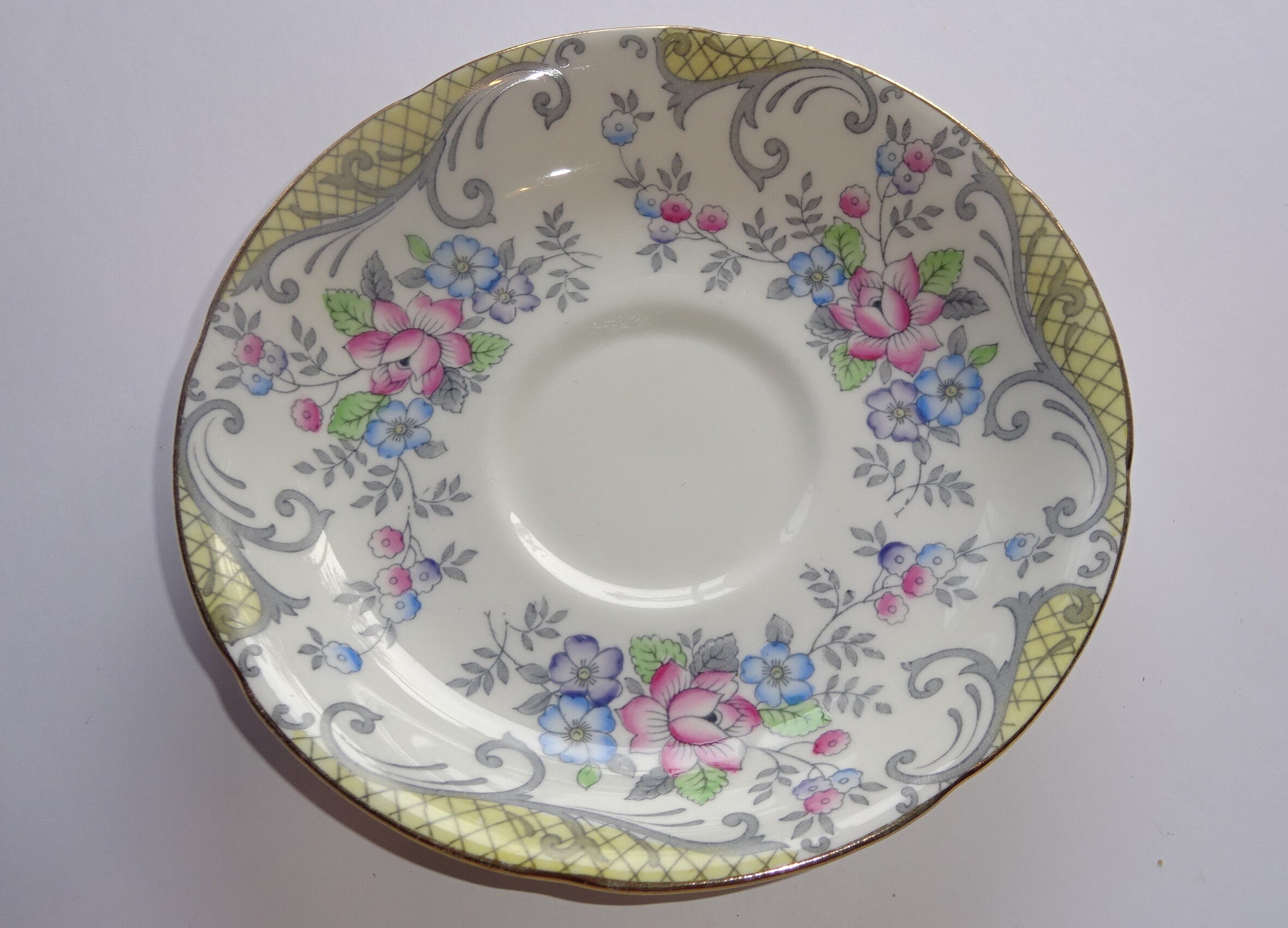 Pretty Crafton China STRATHMORE Tea Cup and Saucer - Etsy