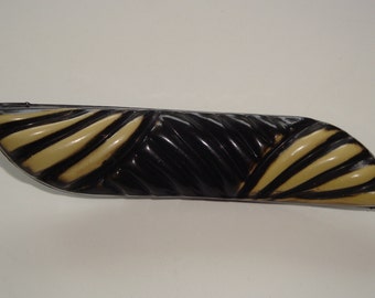 Celluloid Art Deco Coat Pin