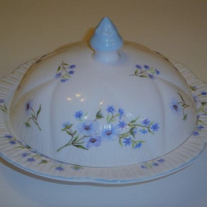 LARGE Selection of Shelley BLUE ROCK Bone China - Gravy w/ Saucer - Muffin Dish - Platters - Plates and More