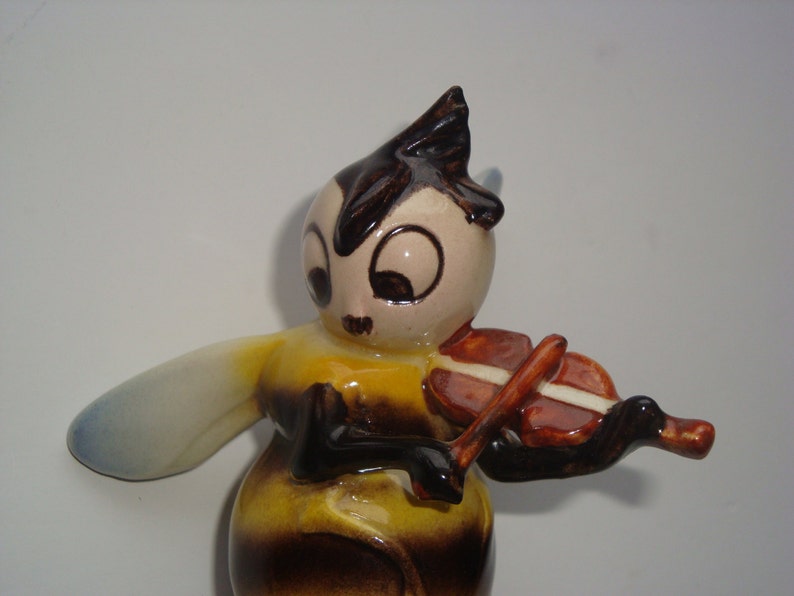 Rare Early Goebel Violin Bumble Bee Figurine Full Bee Mark Etsy