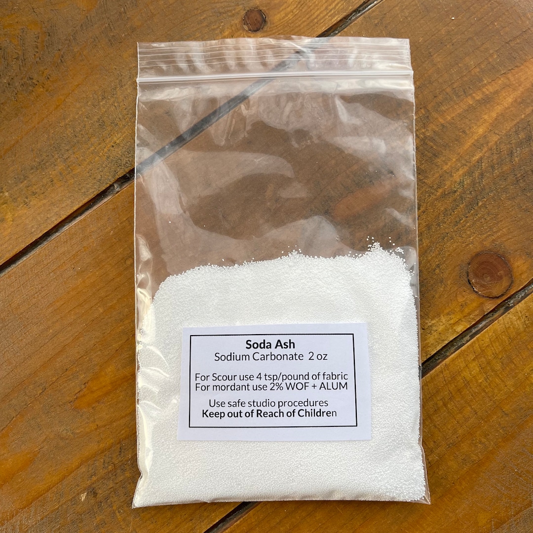 Soda Ash Sodium Carbonate Natural Dye Mordant Washing Soda Etsy