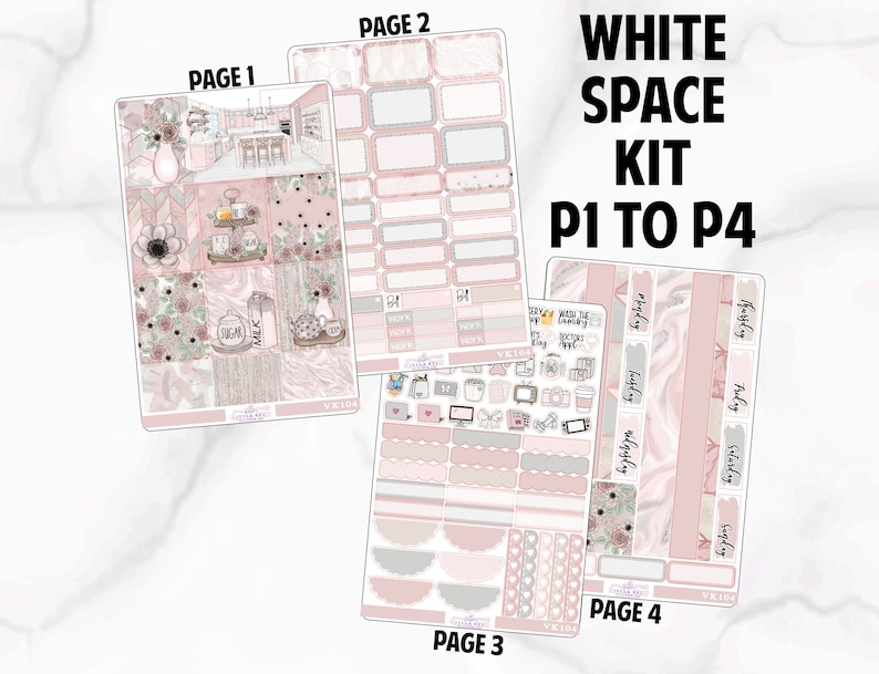 Weekly View Kit VK104 Weekly sticker kit Planner Kit Rise and Shine Erin Condren Sticker Kit Happy Planner