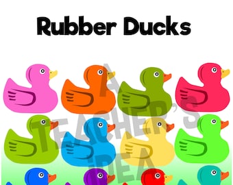 Rubber Duck Clipart Commercial Use, Digital Download, Png Images, Jpg Images