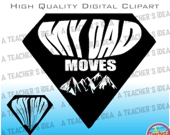 My Dad / Father's Day  Clipart for Commercial Use, Digital Clipart, Png Images