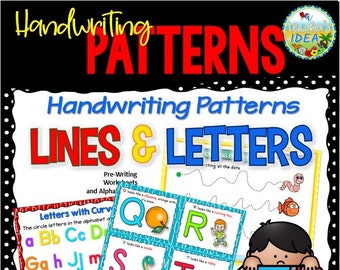 Fine Motor Skill Activities - Handwriting Patterns - Lines and Letters