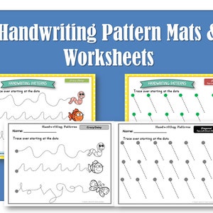 Fine Motor Skill Activities Handwriting Patterns Lines and Letters image 2