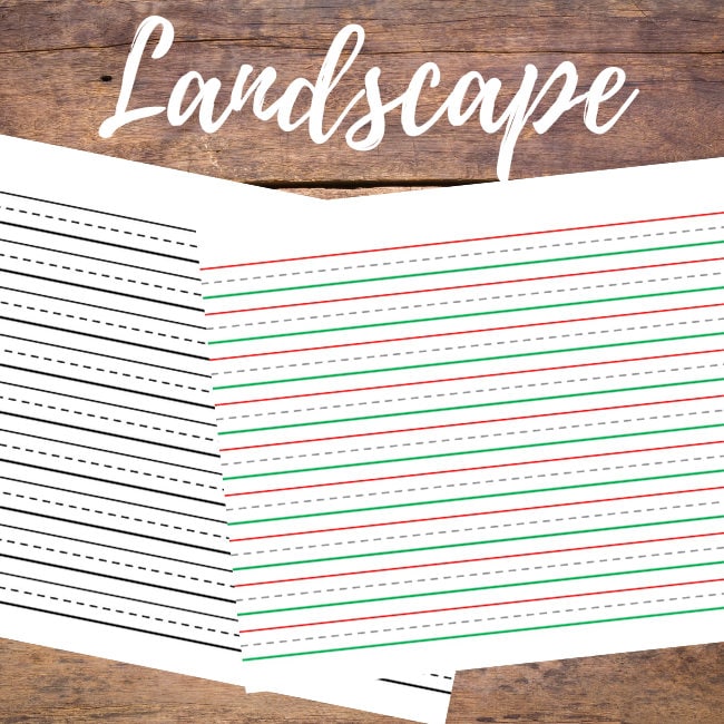 Blank Handwriting Worksheets Digital Download Handwriting Practice ...