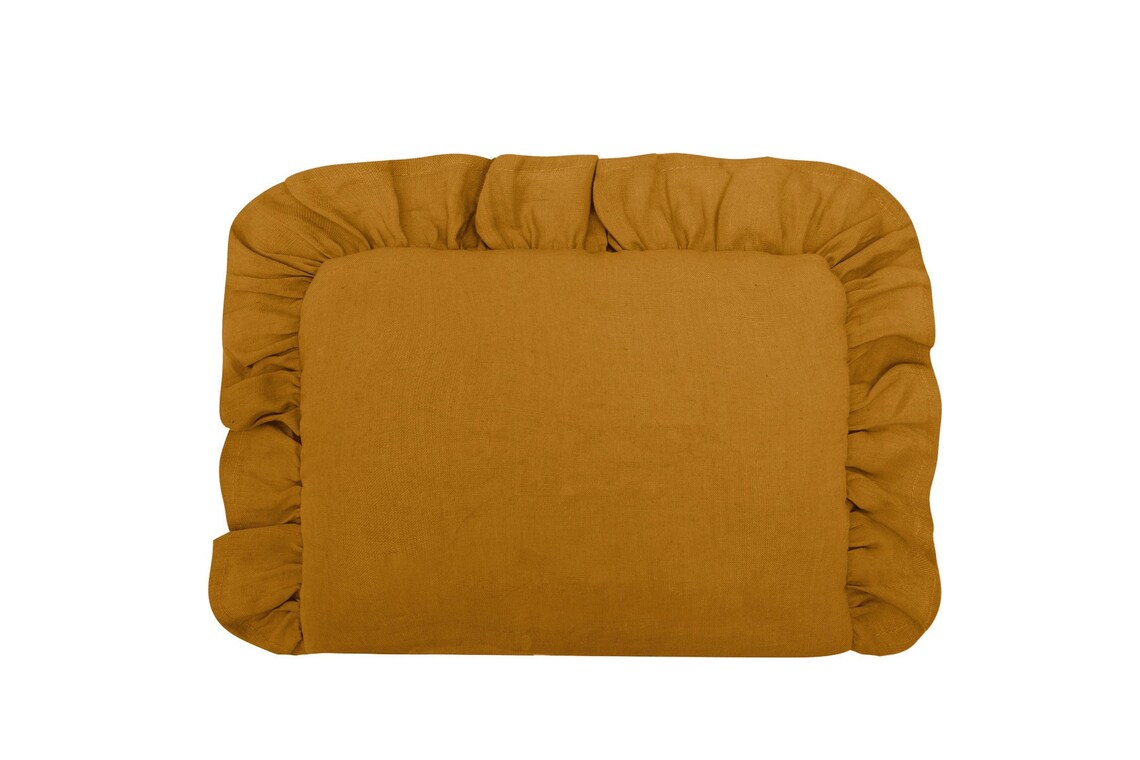 Mustard Pillow for Baby Organic Flat Baby Pillow Newborn Etsy