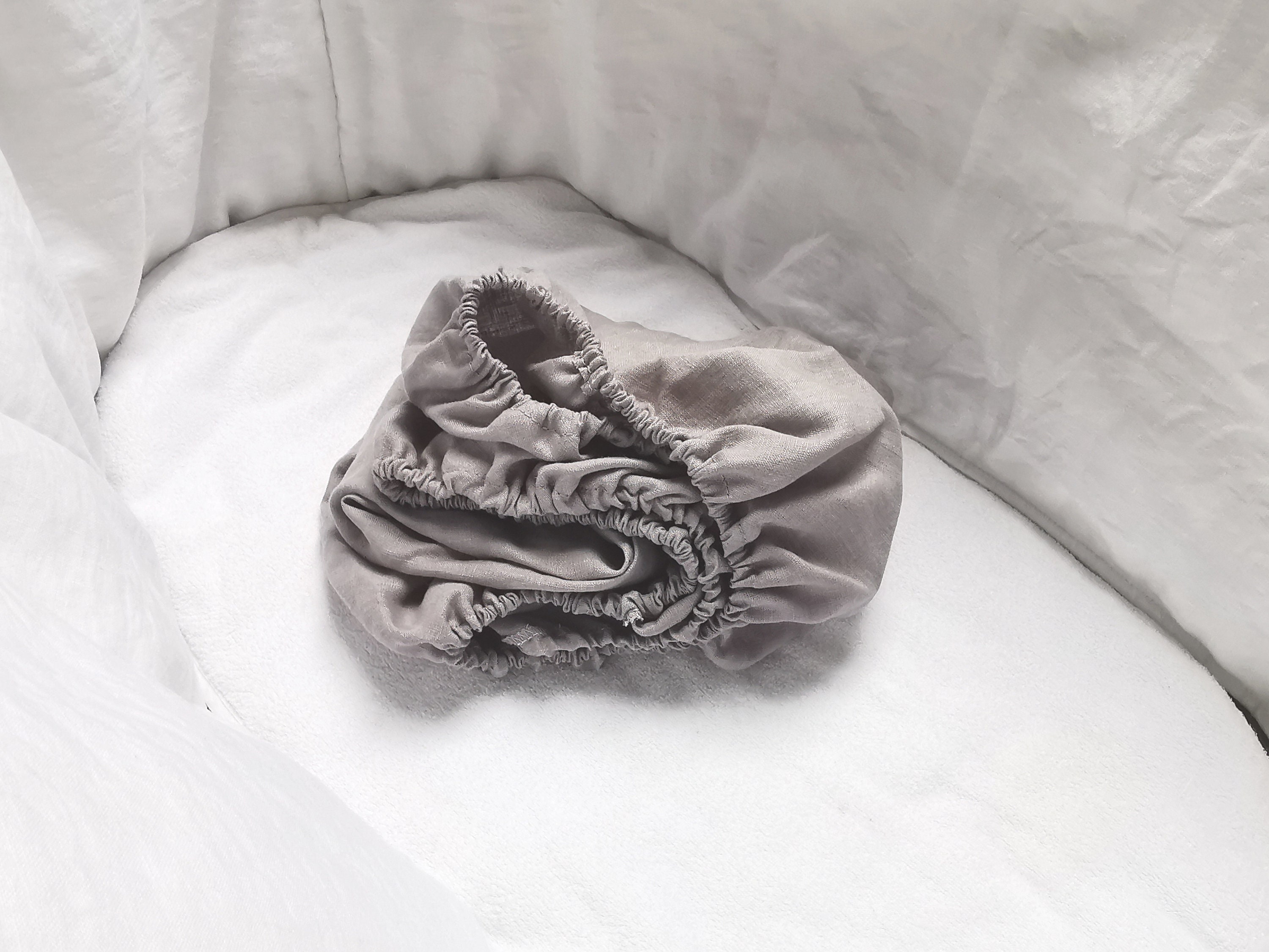 linen bassinet sheet
