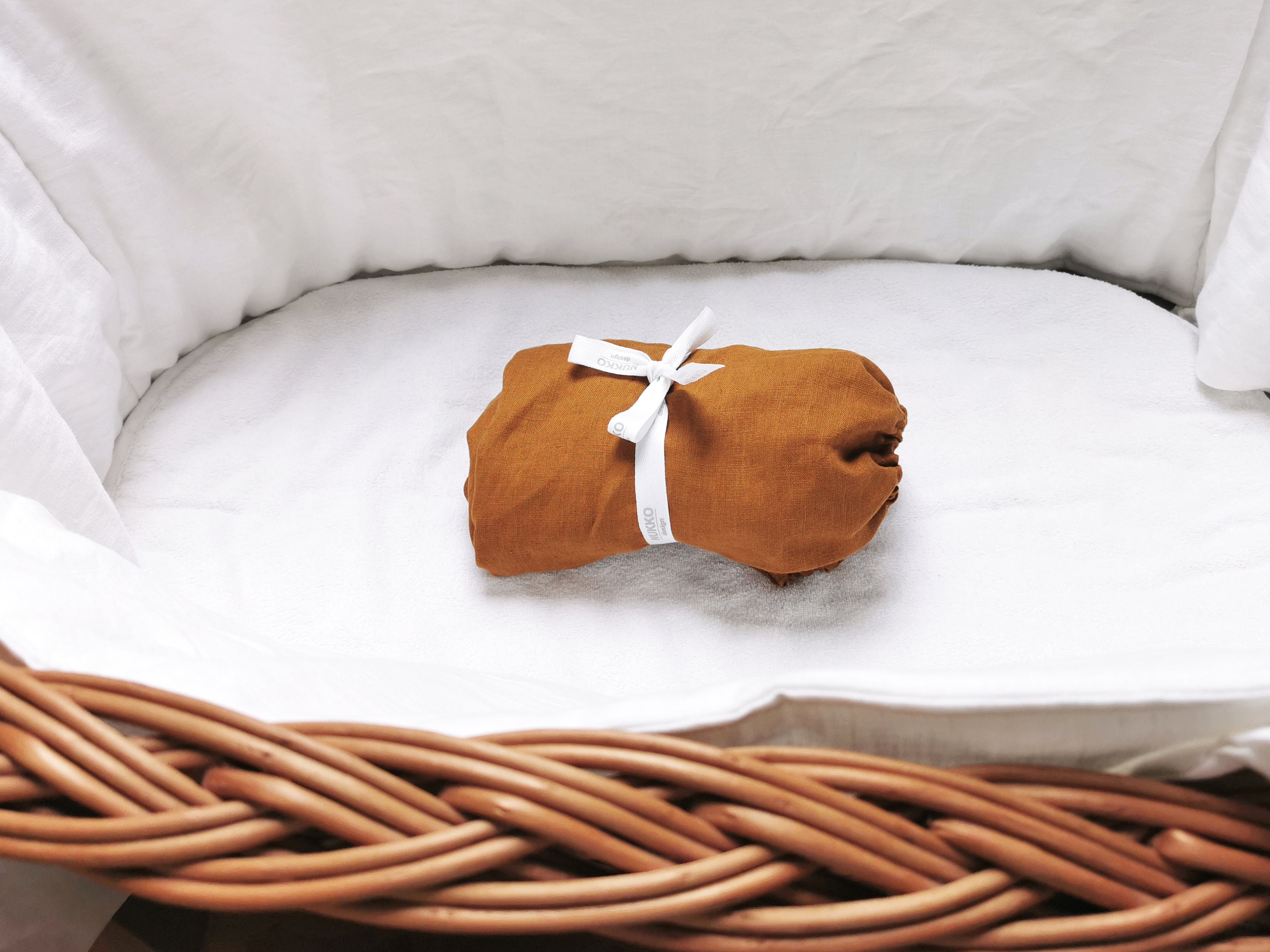 linen bassinet sheet