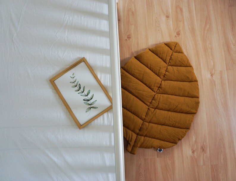 Alfombra de juego de hoja estera de juego orgánica para el | Etsy