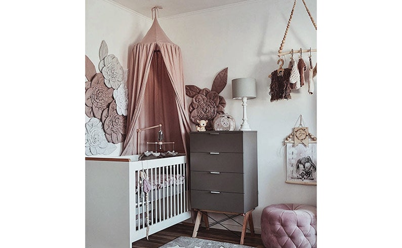 baby girl nursery canopy