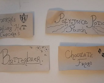 Harry potter sweet labels printable free