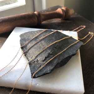 Simple Gold or Rose Gold Dainty Layerying Chain