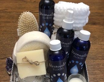 Moon Water Relaxation Gift Box | Gift for Her | Gift for Him | Care Package | Birthday Gift Box