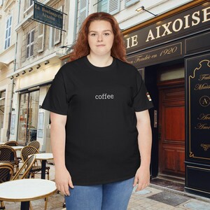 Coffee Lover Heavy Cotton Tee: Unisex Casual T-Shirt