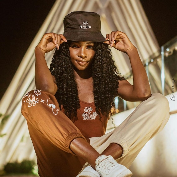 Canvas Bucket Hat with Embroidered Logo, SPF 15 Sun Protection Promotional Bucket Hats - Custom Buckets Hats with Logo  main image 2