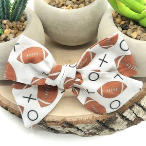 Football Bow | 20 styles | Sports Hair Bow, Schoolgirl Bow, Tuxedo Bow, Sailor Bow, Pigtail Bow, Fall Hair Bow, BUY 3 GET 1 FREE!