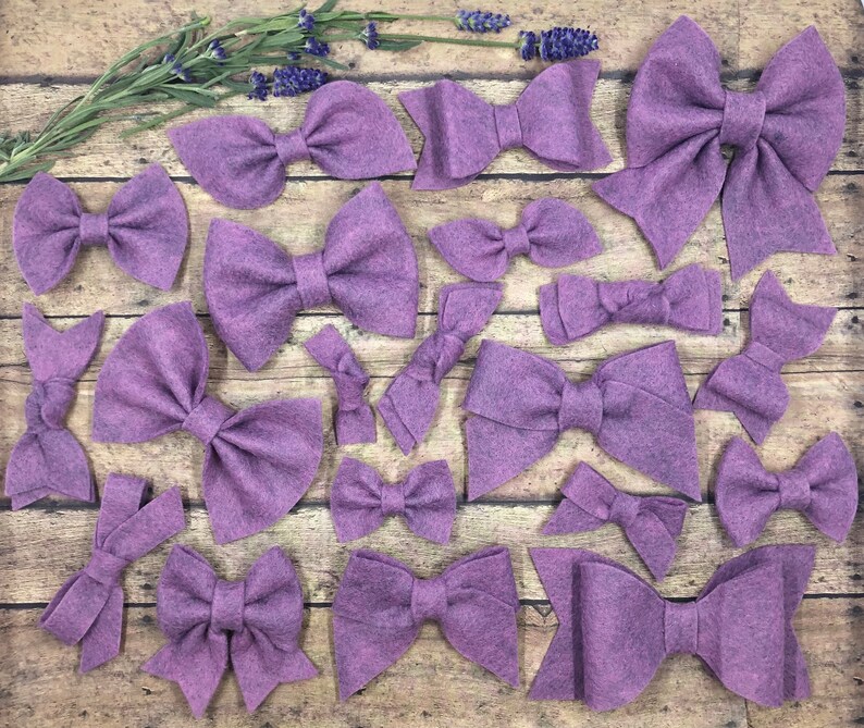 68 Colors Baby Bow Large Wool Felt Bow on Nylon or Clip Big Girl Bow Felt Butterfly Bow Large Felt Bow BUY 3 GET 1 FREE!