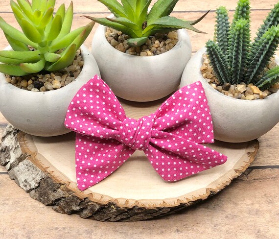 Pink polka dot Bow shirt