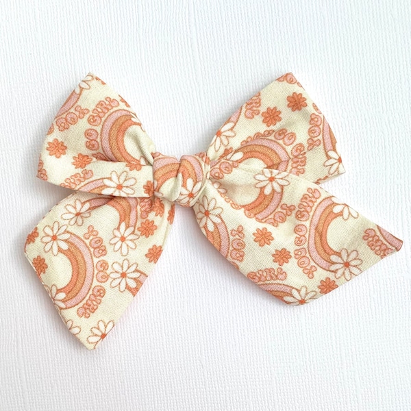 You Go Girl Bow | 20 styles | Retro Rainbow Summer Bow, Schoolgirl Bow, Daisy Flower Bow, Pigtail Bows, Sailor Bow, BUY 3 GET 1 FREE!