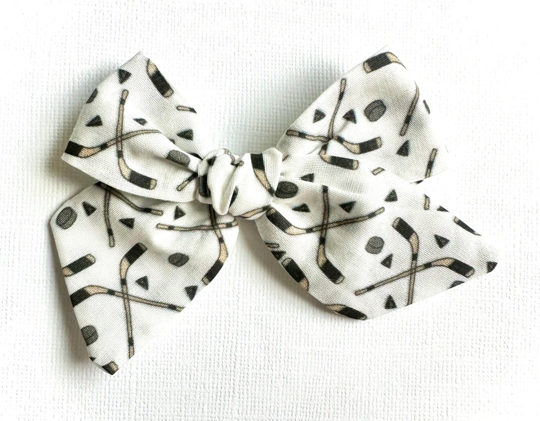 Hockey Bow 20 Styles Sports Hair Bow, Schoolgirl Bow, Tuxedo Bow