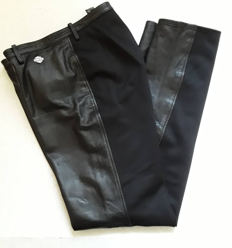 Harley Davidson Ladies Leather Riding Pants-size 12