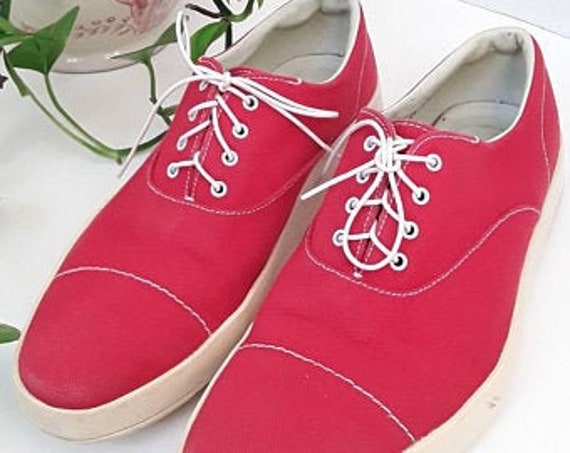 Prada Red Boat Shoes