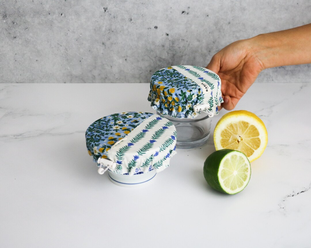 Reusable Food Covers, DUO Small Pack, Fruit Huggers, Fabric Food Covers