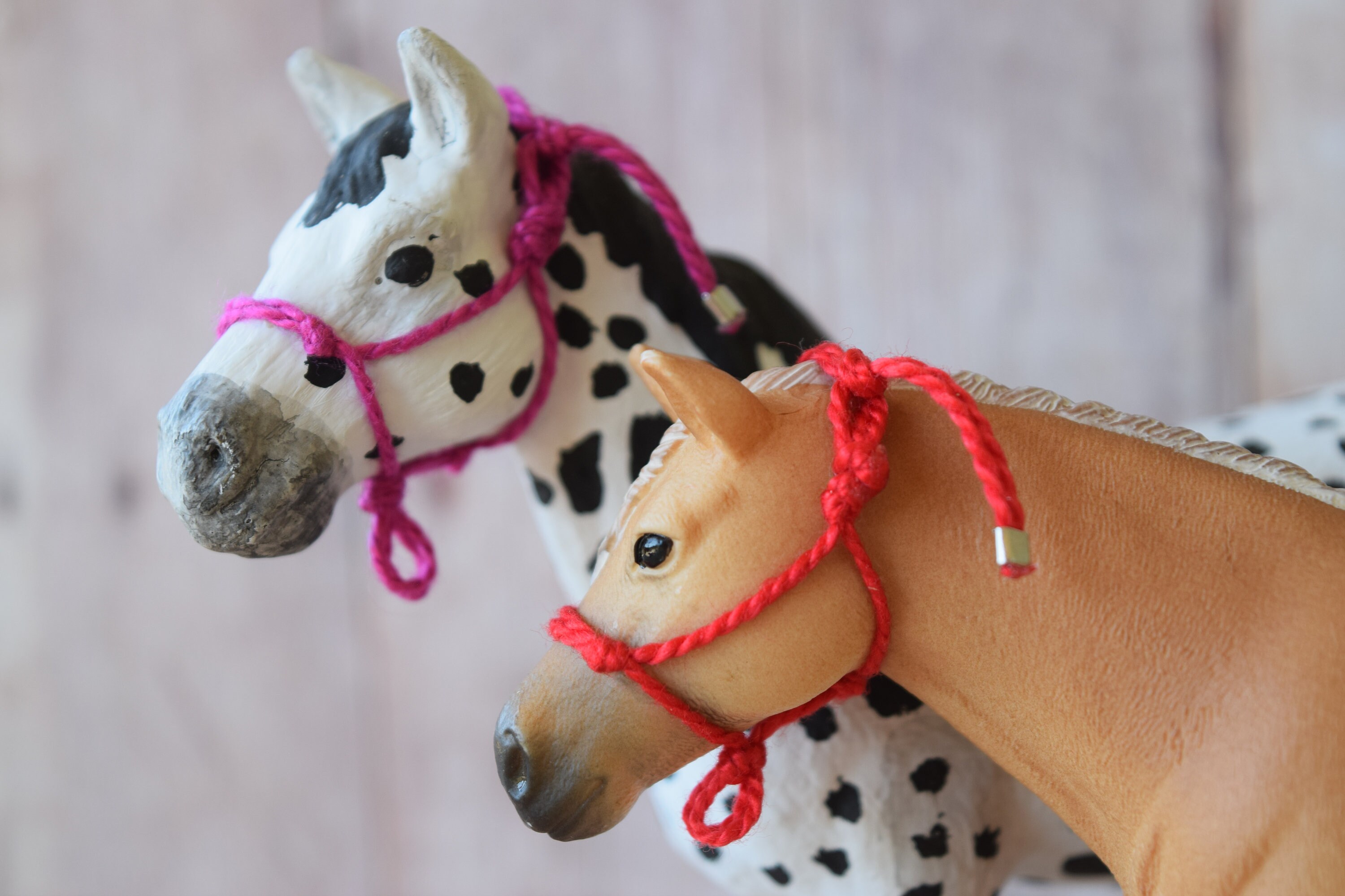 Rope Halters for Schleich Horses Many Colors Etsy