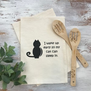Cat kitchen towels, Pet Kitchen Towels, cat towels, cat towel set, Kitty towel set, Kitty Kitchen Towels,