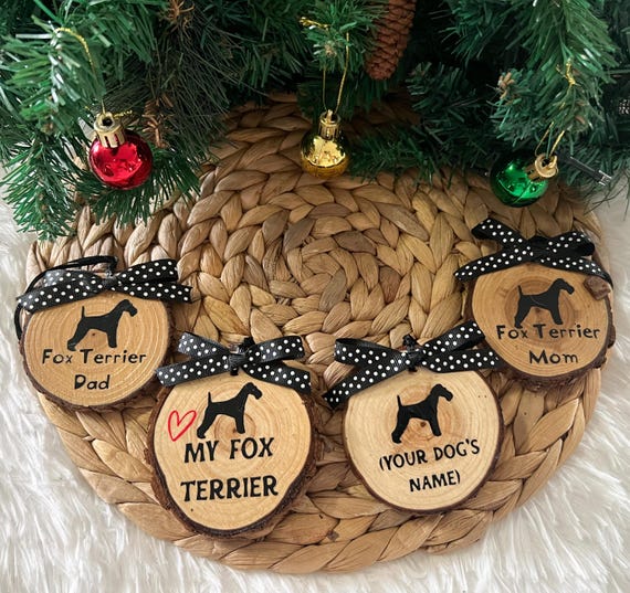 Fox Daddy Ornament Personalized Red Fox Family Of Christmas