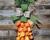 Spring carrot wreath! Tulip swag, Spring wreath, Carrot wreath, Bunny wreath, Farmhouse Easter, Front door wreath, Easter door, tulip wreath