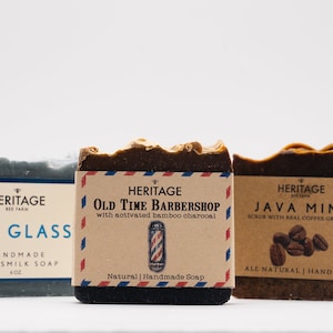 Father&#39;s Day Gift Set - 3 Bars Handmade Soap Dad, Husband, Boyfriend, Daddy Grandpa Grandfather Man Gift