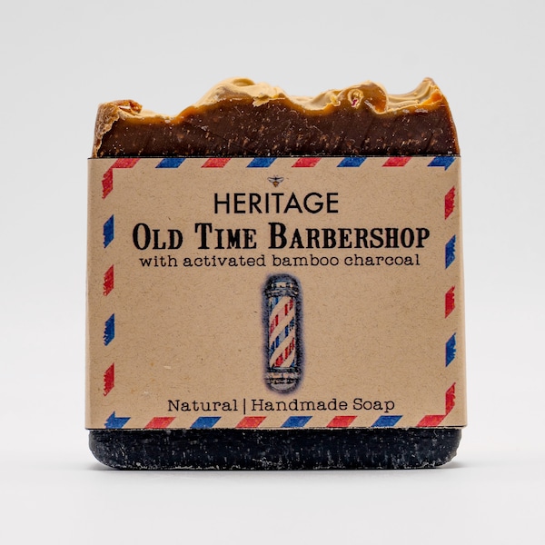 Men’s Handmade Soap - Old Time Barbershop. Perfect gift for Husband, Father, Grandpa, Dad or any Men in your life