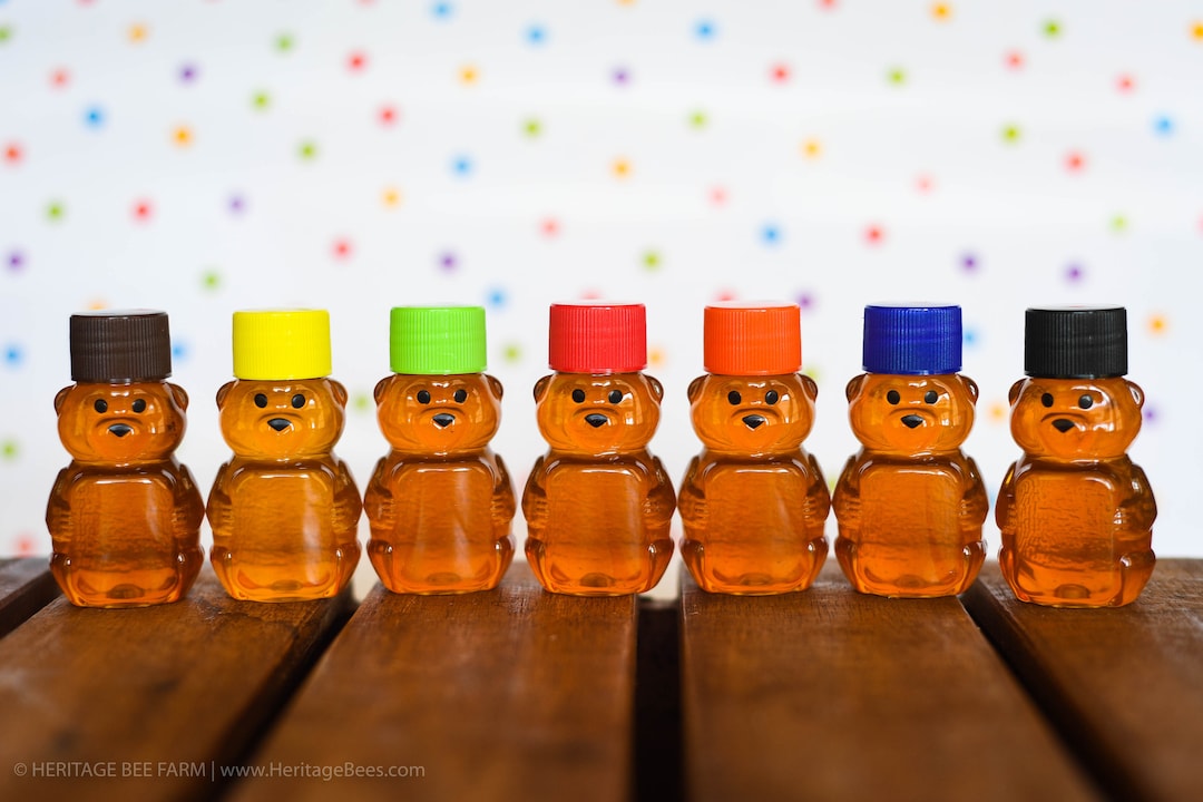 Cute 2 Oz. Mini Honey Bear Favors 2oz. Wedding Favors, Baby Shower