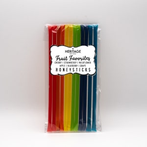 Honey Sticks, Honey Straws | Your favorite fruit flavors