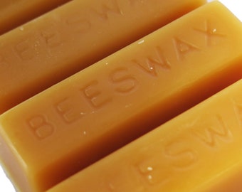 All Natural Pure 100% Bees Wax ~ 1 oz Block of Beeswax for Candles, Crafts and So Much More!