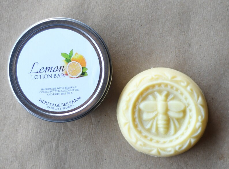 Beeswax Lotion Bar Heritage Handmade Soap. Moisturizes, Repairs and Restores Skin. All natural scented with essential oils, unscented image 2