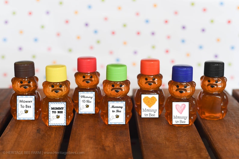 2 Oz. Honey Bears Assorted Spring Colors PURE. RAW. LOCAL Etsy