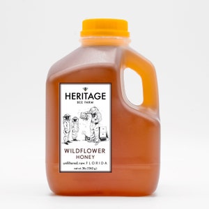 3 lb Jug of Pure Raw WildFlower Honey ~ RAW ~ UNFILTERED ~ UNHEATED