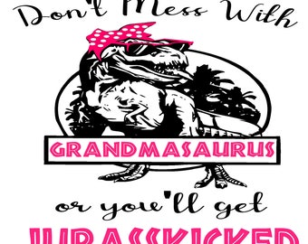 Download Grandmasaurus Svg Etsy